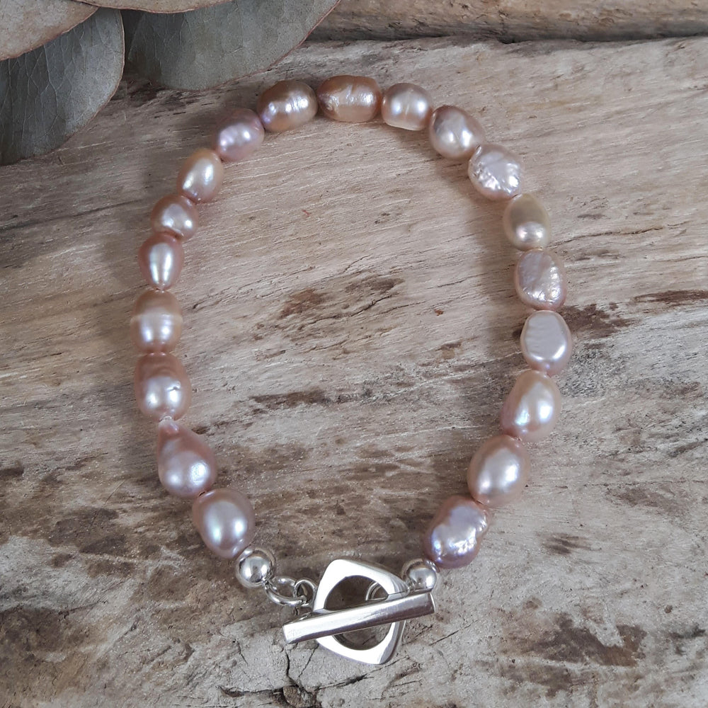 Elenita Pink Keishi Pearl Bracelet