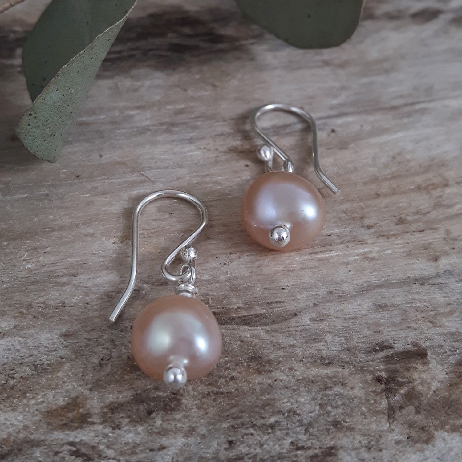 Elenita Pink Keishi Pearl Drop Earrings
