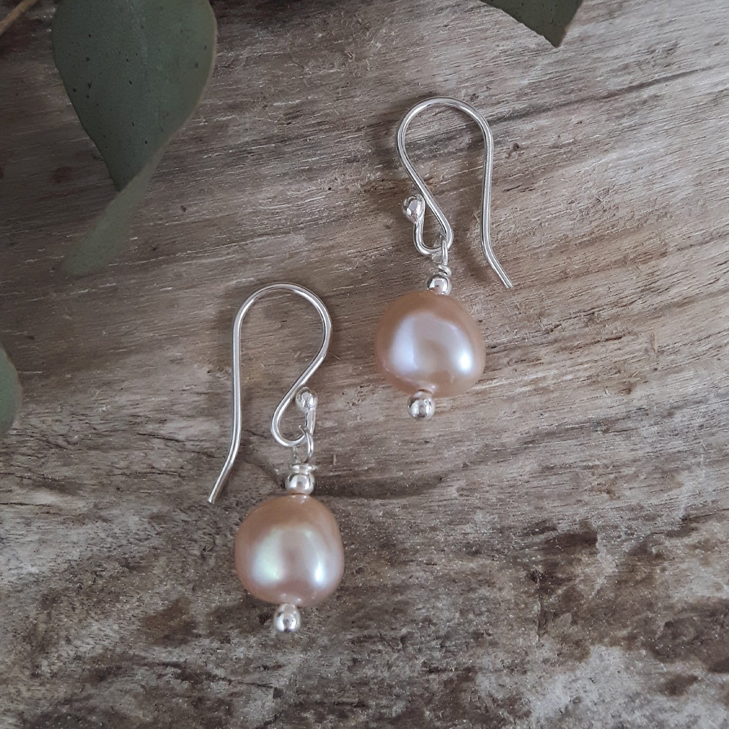 Elenita Pink Keishi Pearl Drop Earrings