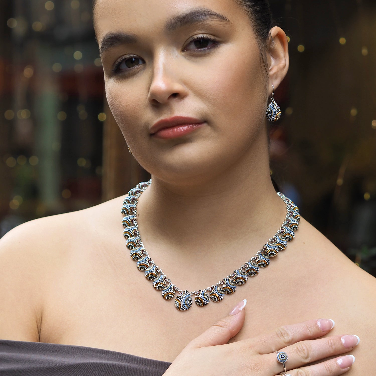 Allegra Highland Glow Large Necklace