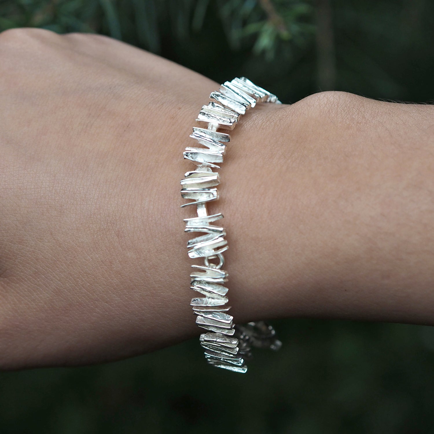 Foresta Junpier Silver T-bar Bracelet