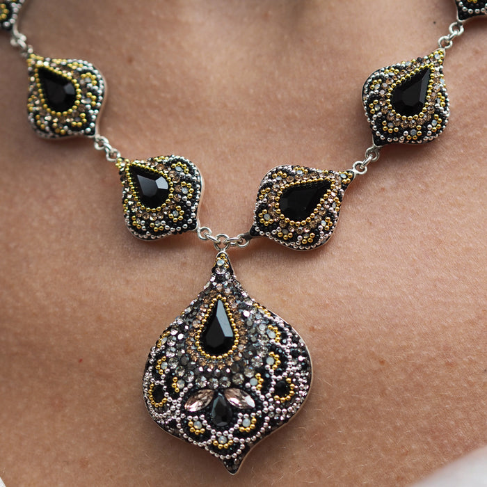 Allegra Onyx Elegance Necklace