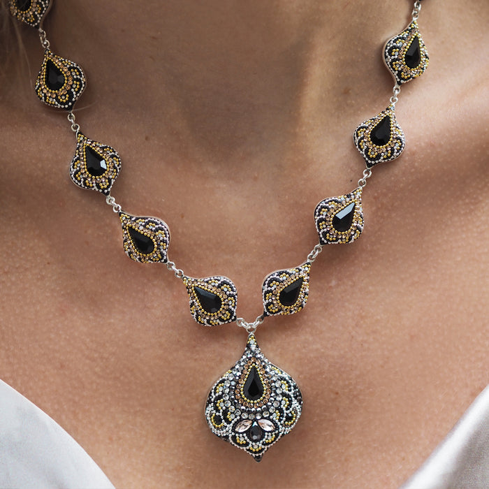 Allegra Onyx Elegance Necklace