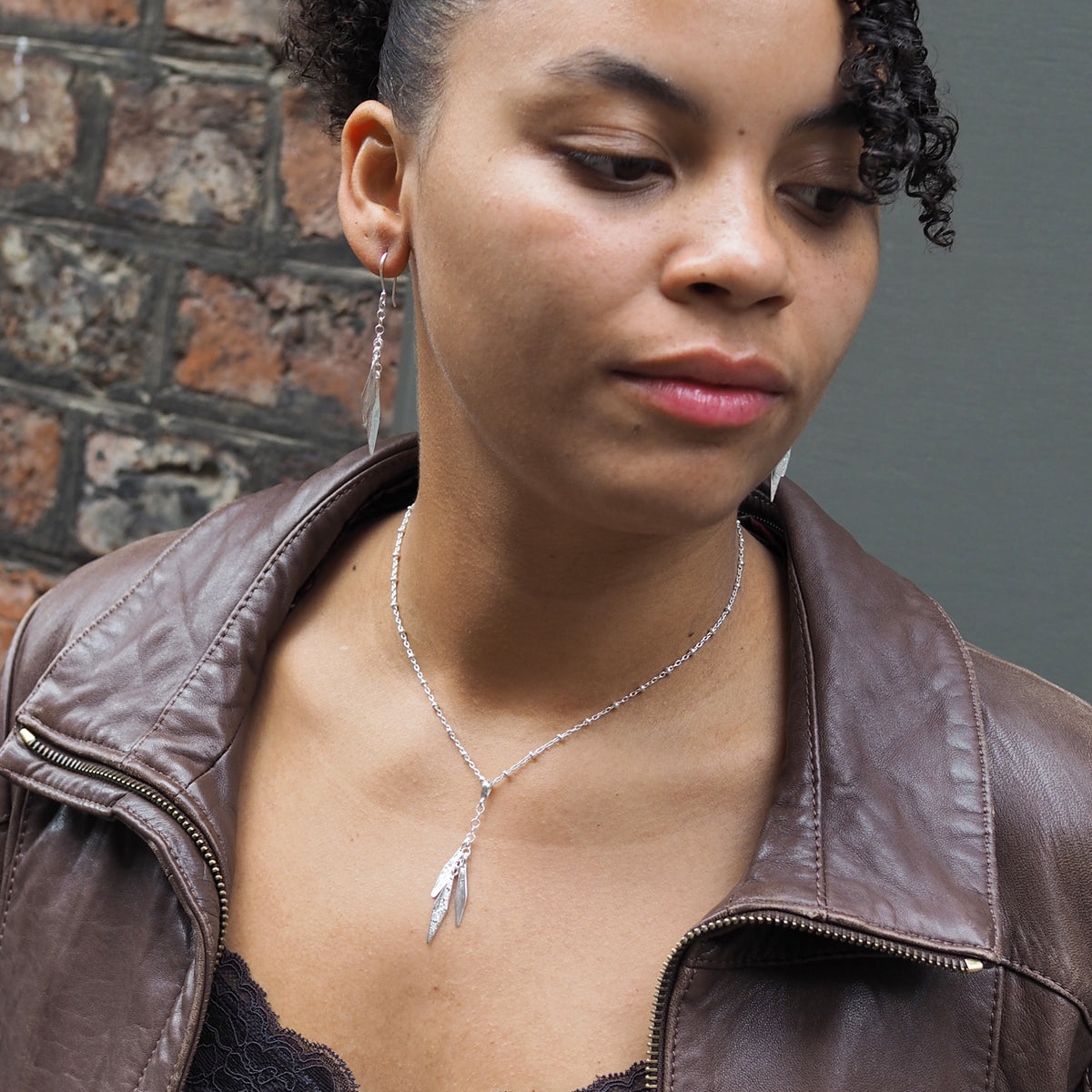 Foresta Feather Pendant