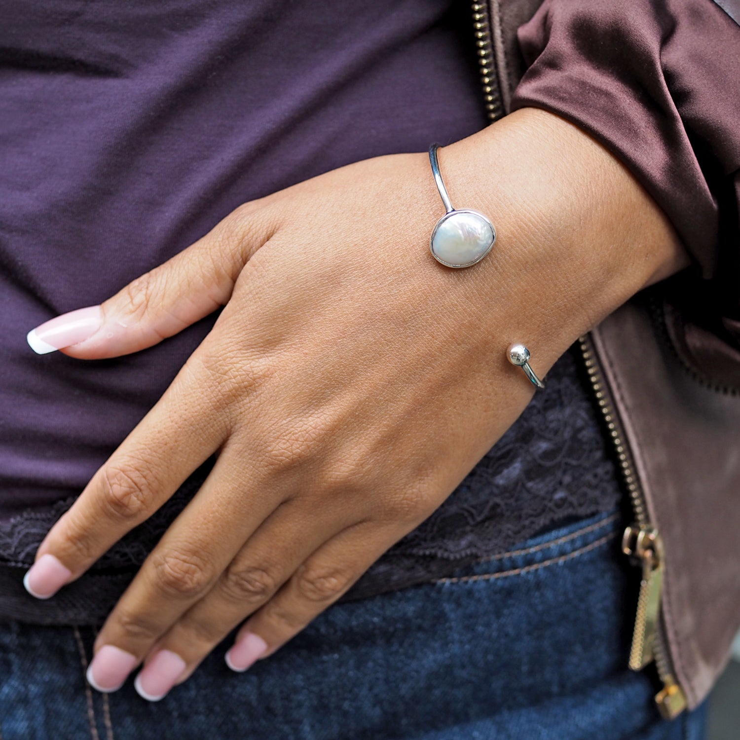 Luminous Pearl Cuff