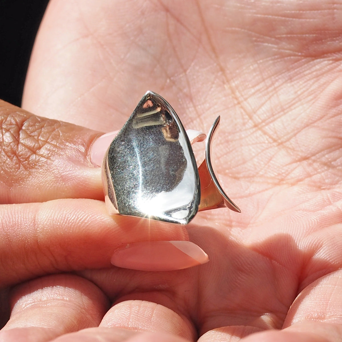 Mariselle Polished Sterling Silver Ring