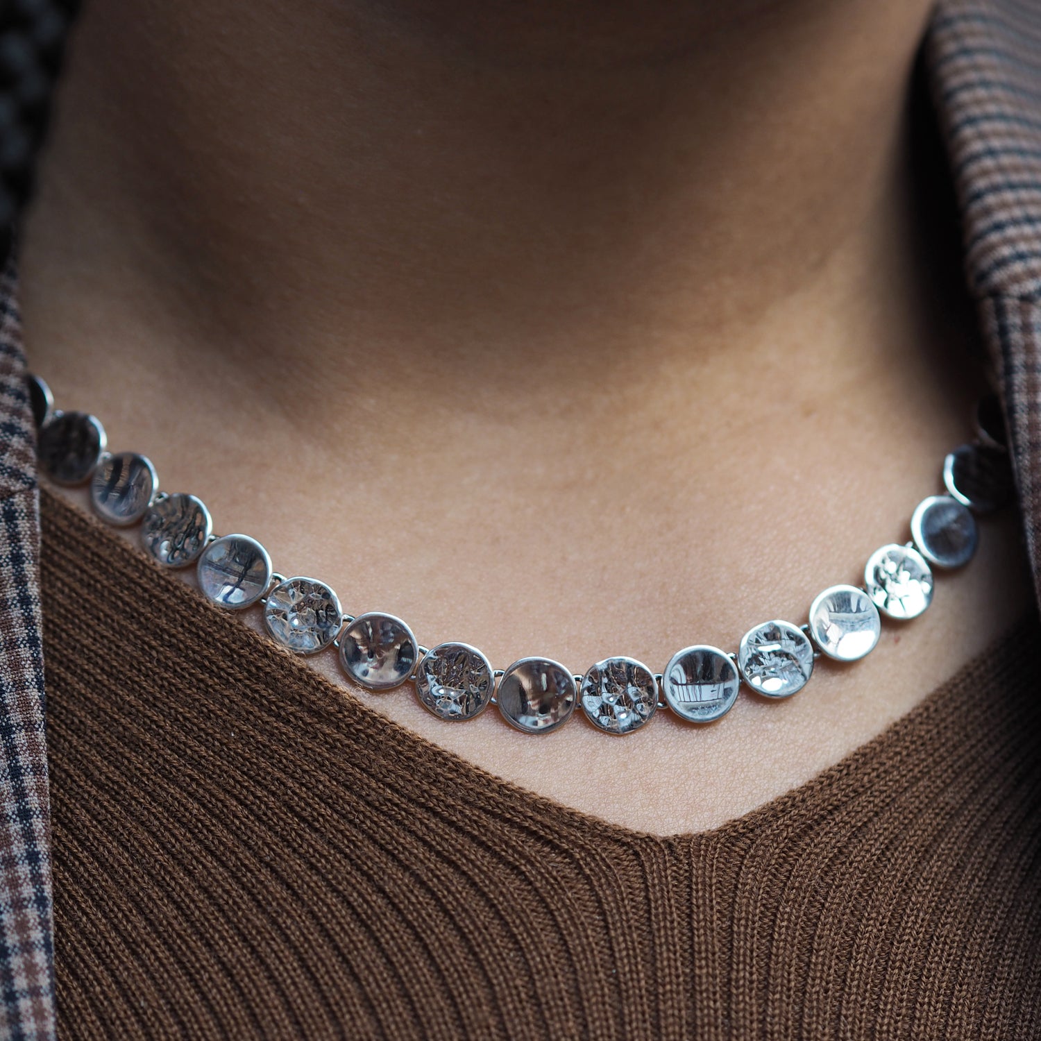 Unity Circles Sterling Silver Necklace