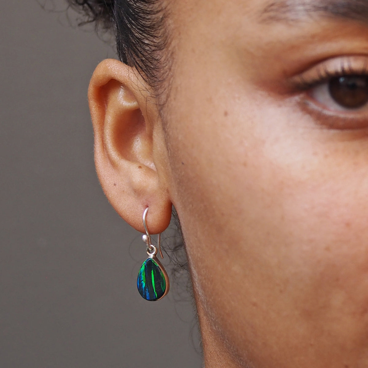 Flinder Emerald Renoir Drop Earrings