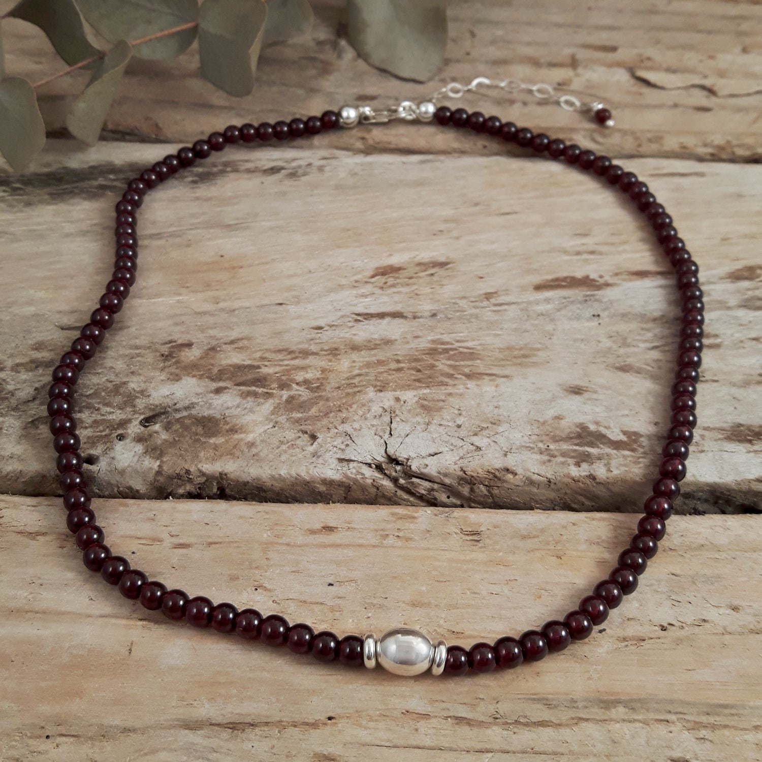 Eternal Garnet Birthstone Necklace