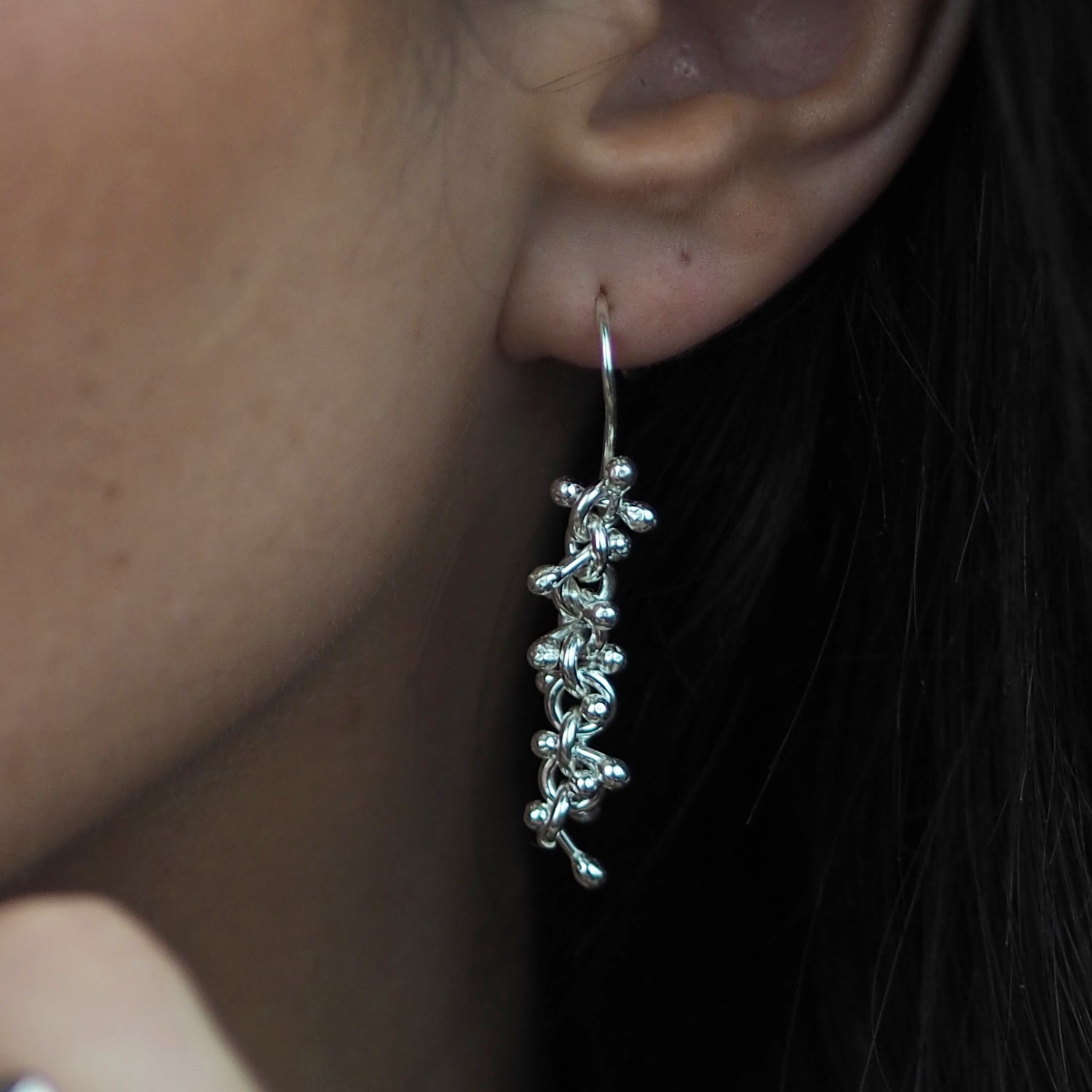 Bellissima Silver Drop Earrings Earrings