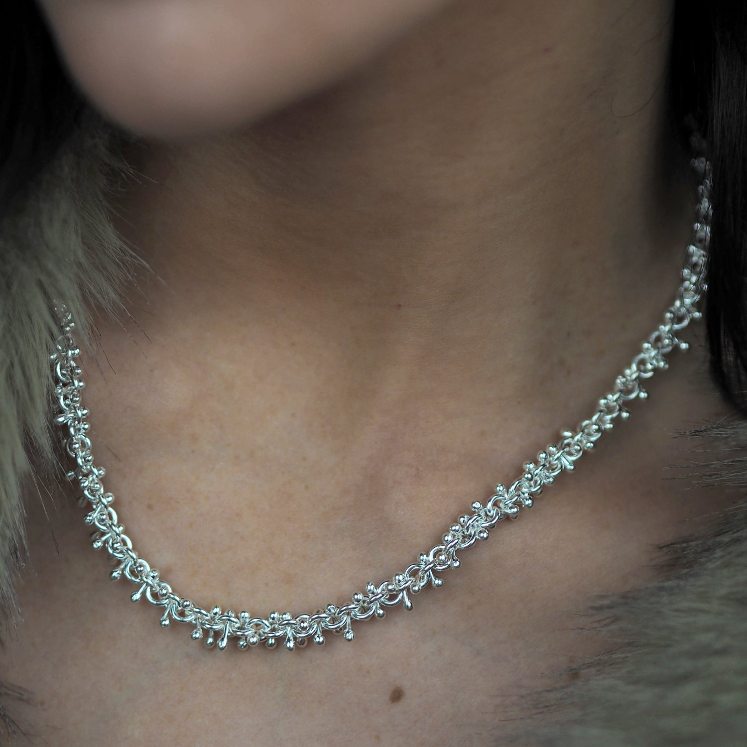 Bellissima Silver Links Necklace
