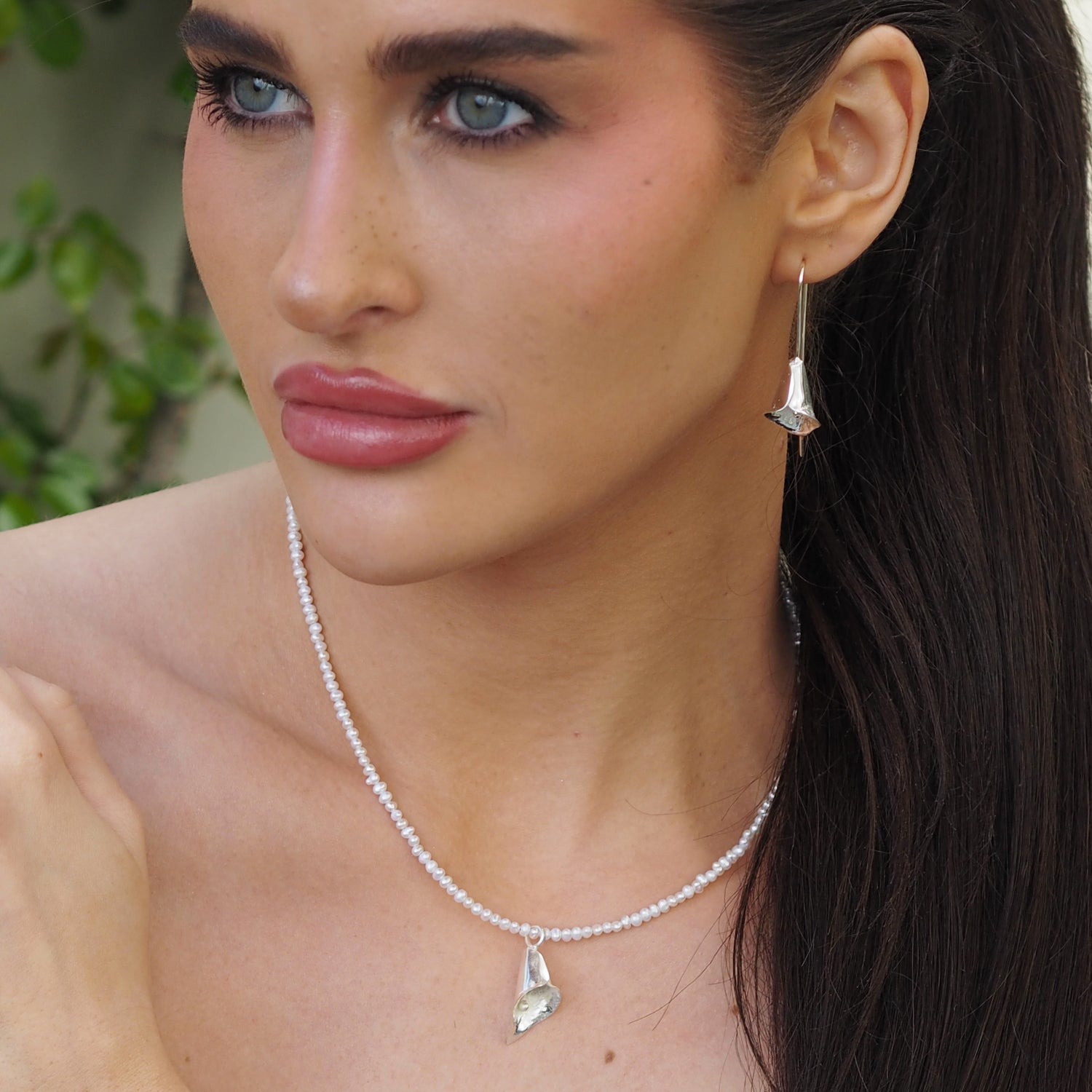 Foresta Calla Lily Drop Earrings