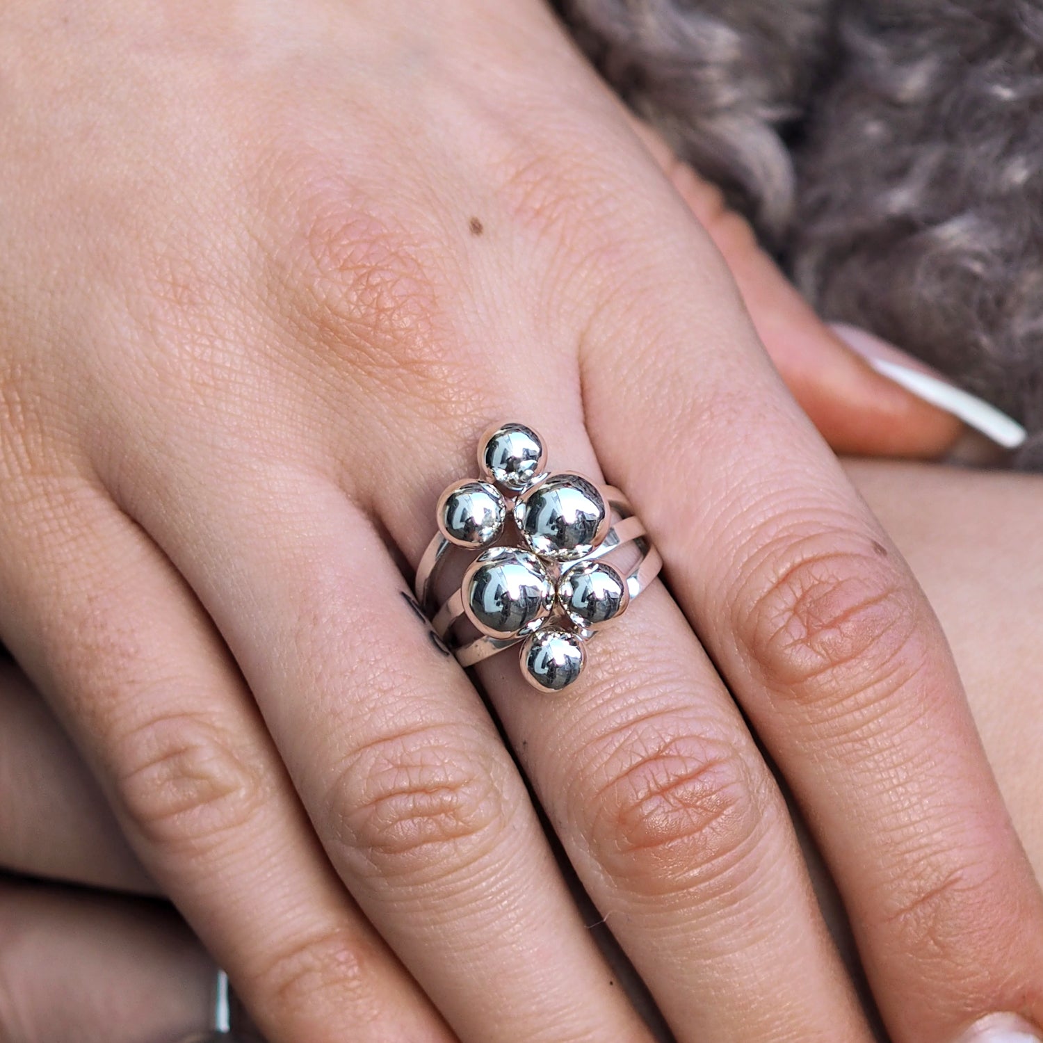 Calypso Sterling Silver Ring