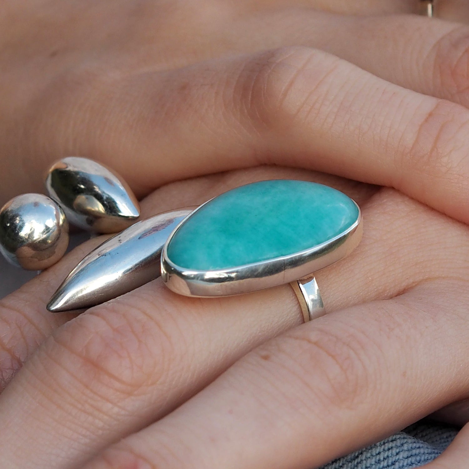 Celestial Amazonite Ring A