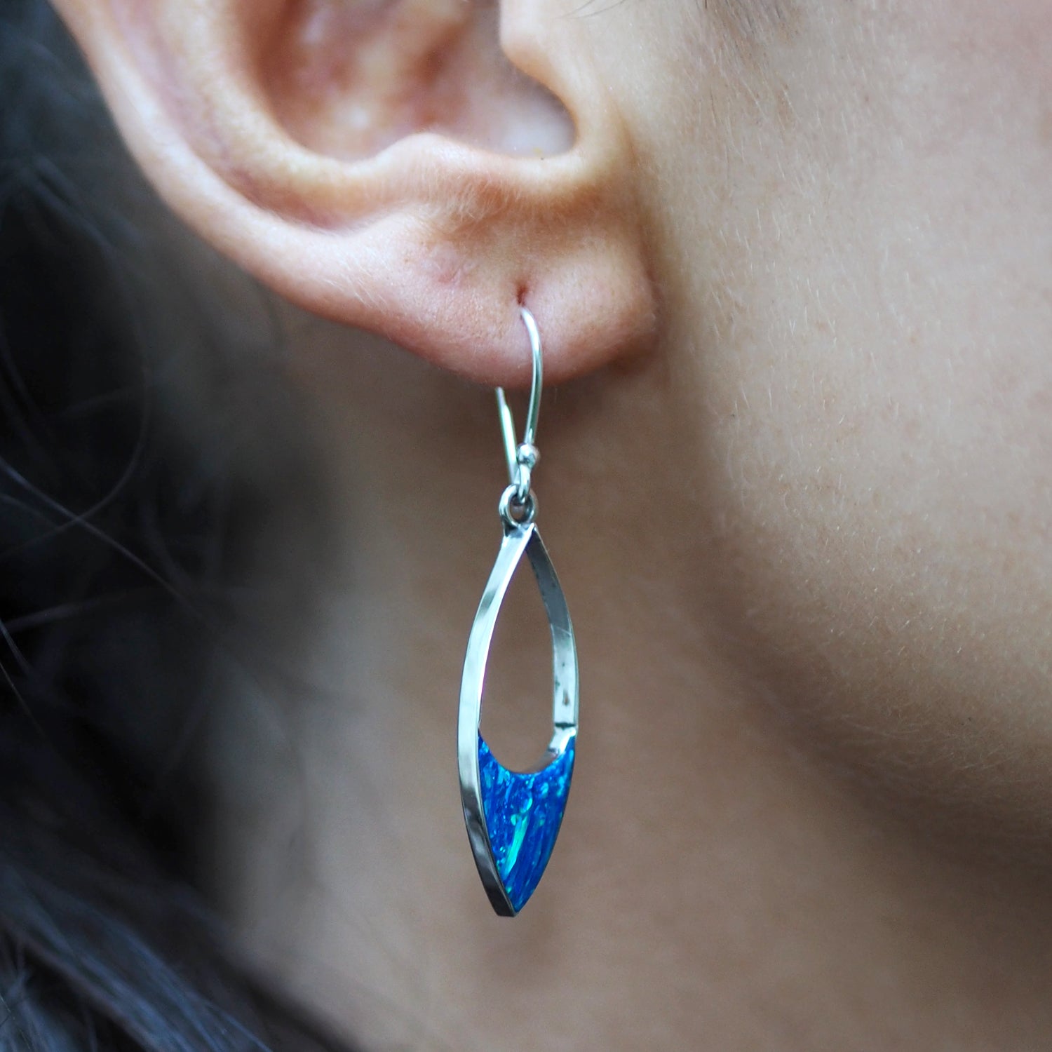 Flinder Finella Blue Drop Earrings