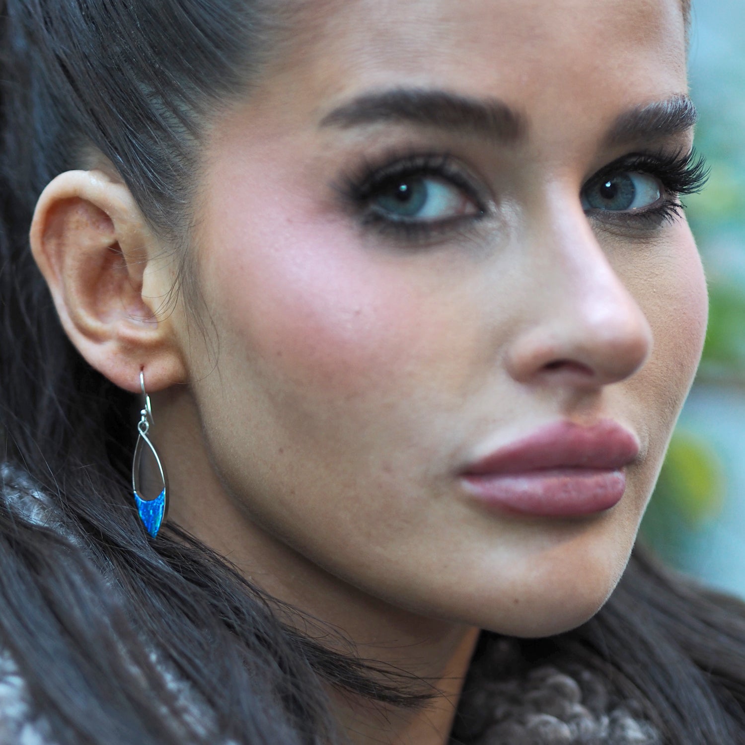 Flinder Finella Blue Drop Earrings