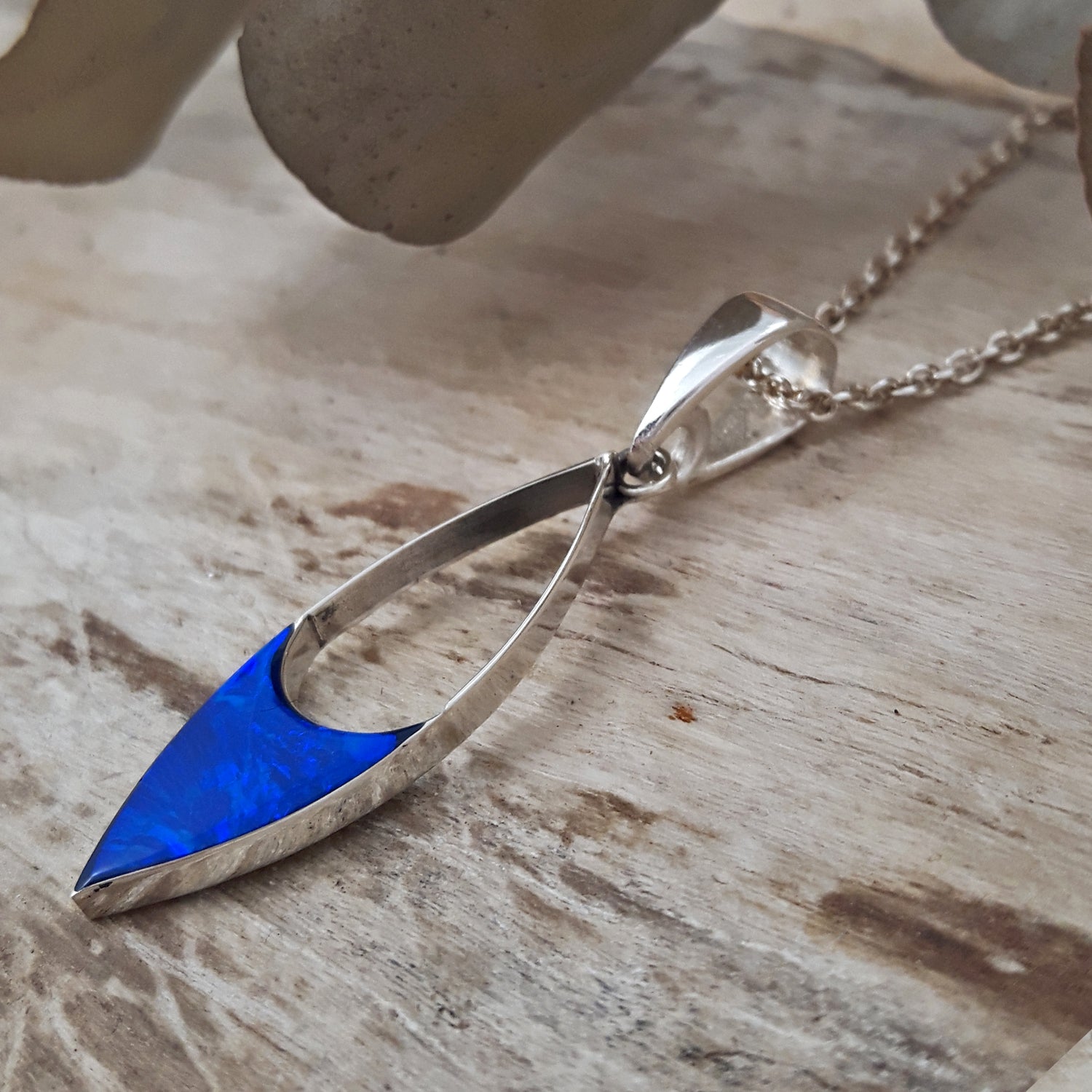 Flinder Blue Finella Pendant