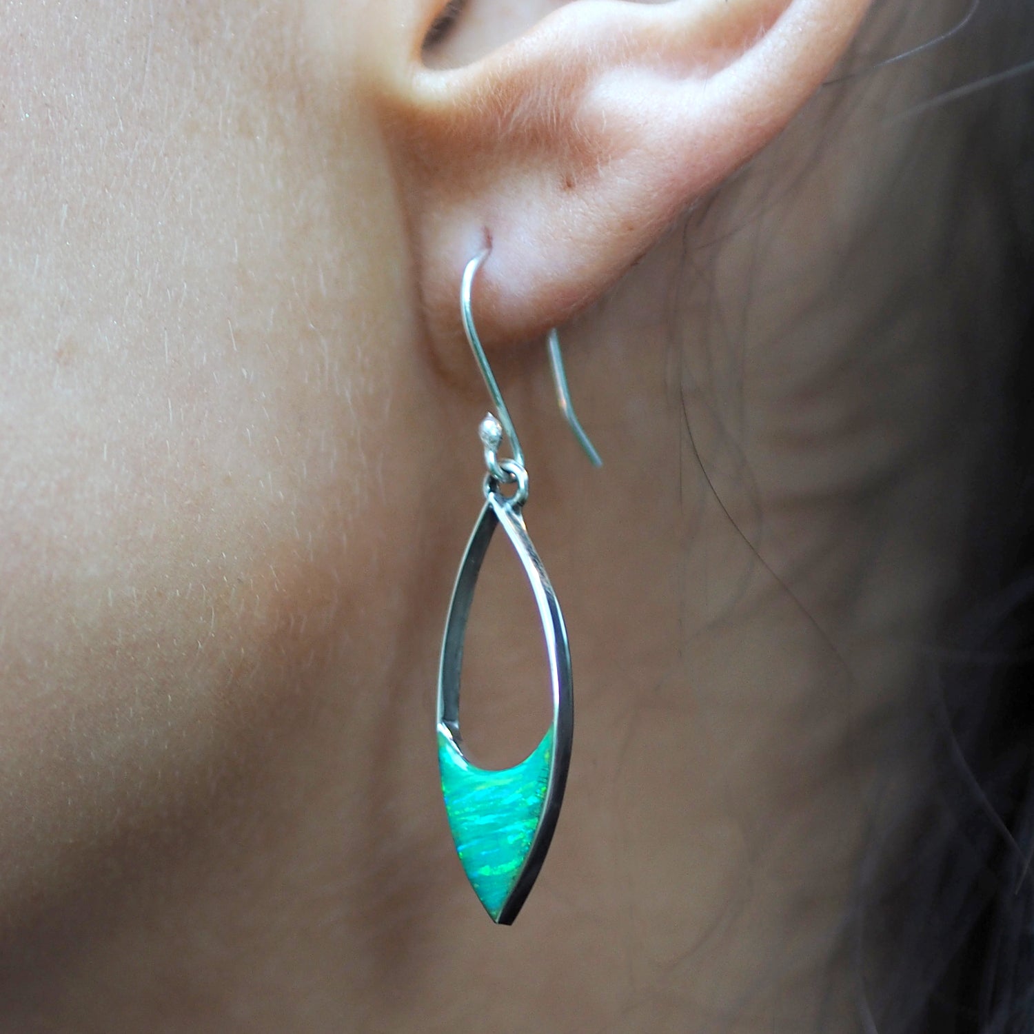 Flinder Finella Green Drop Earrings