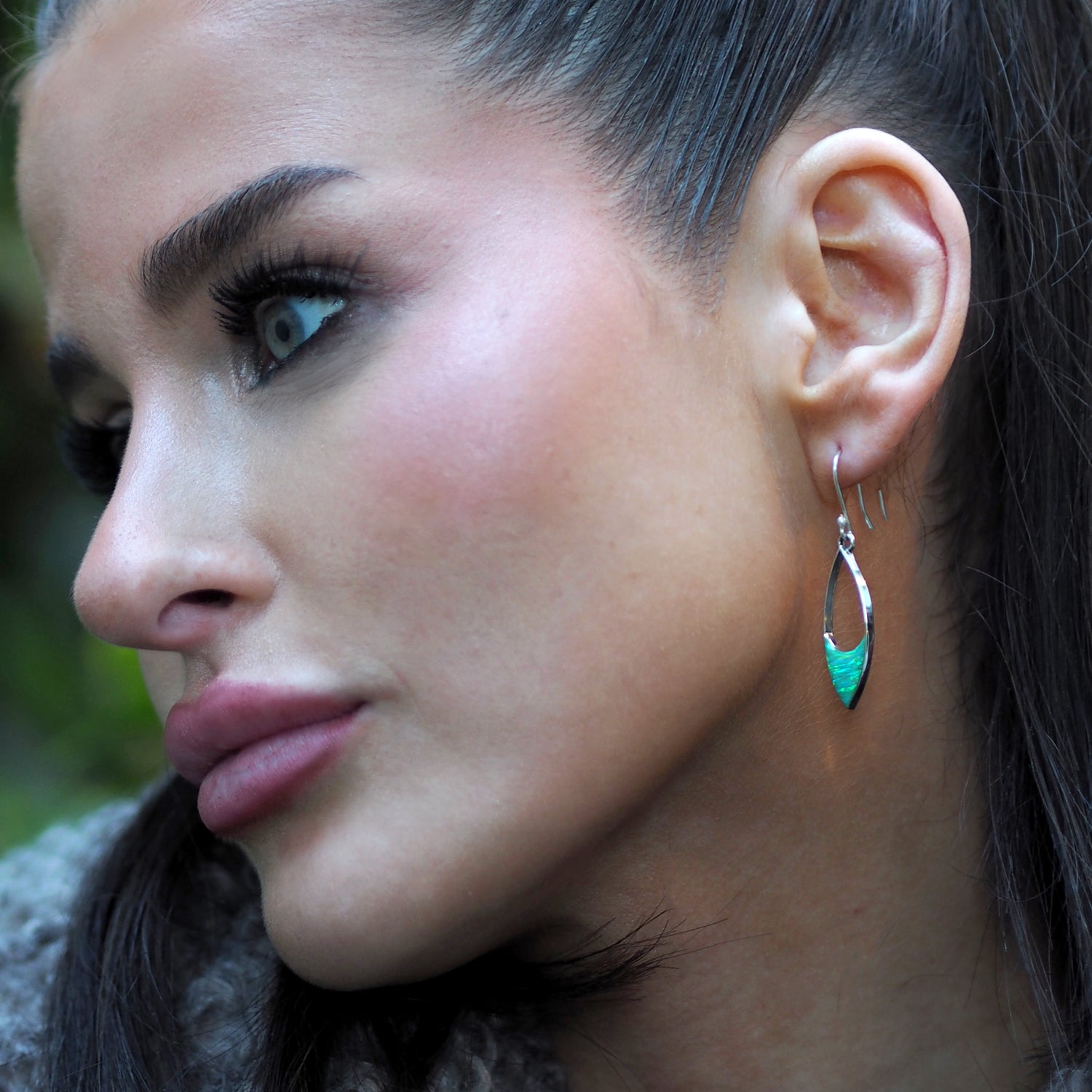 Flinder Finella Green Drop Earrings