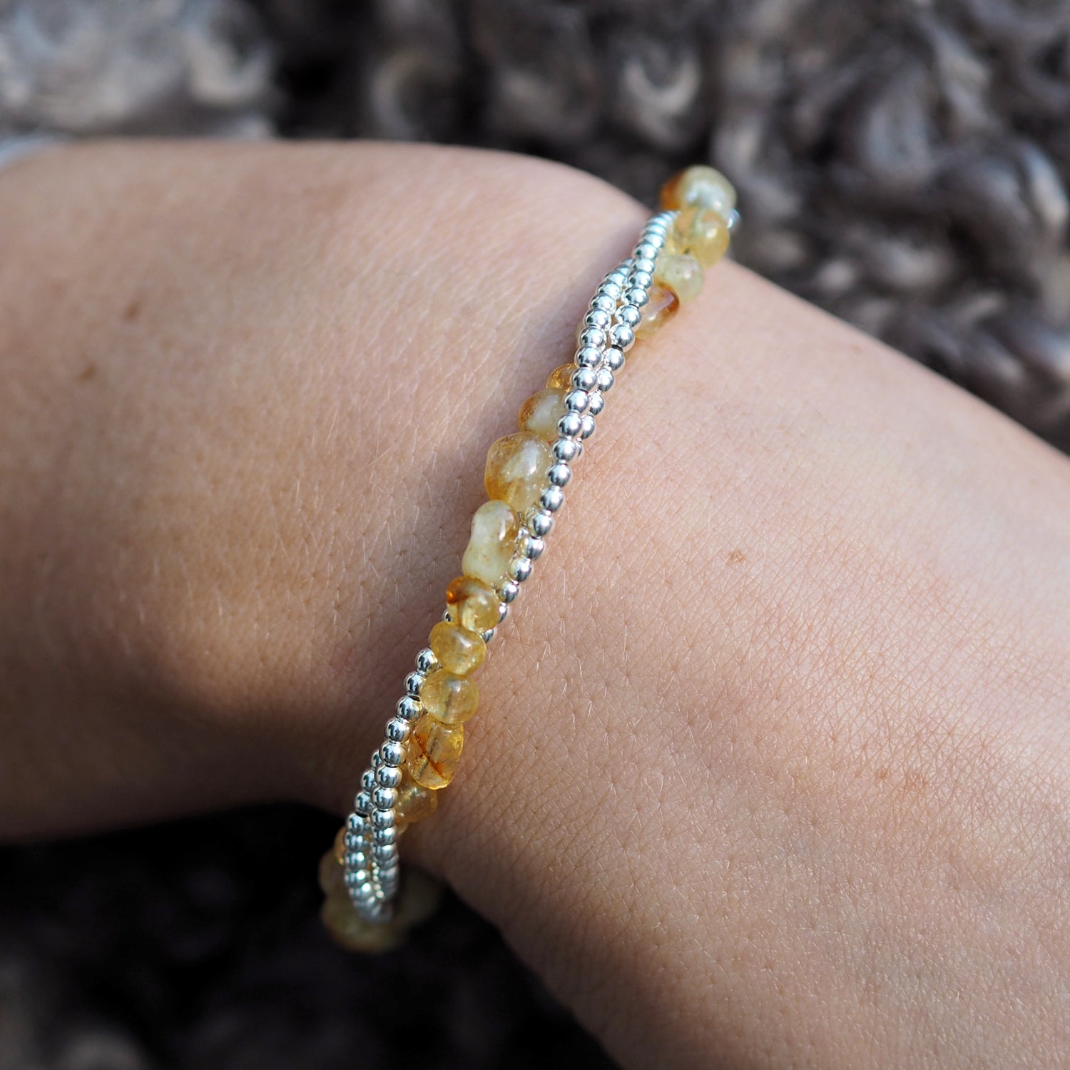 Jasmin Citrine Birthstone Bracelet