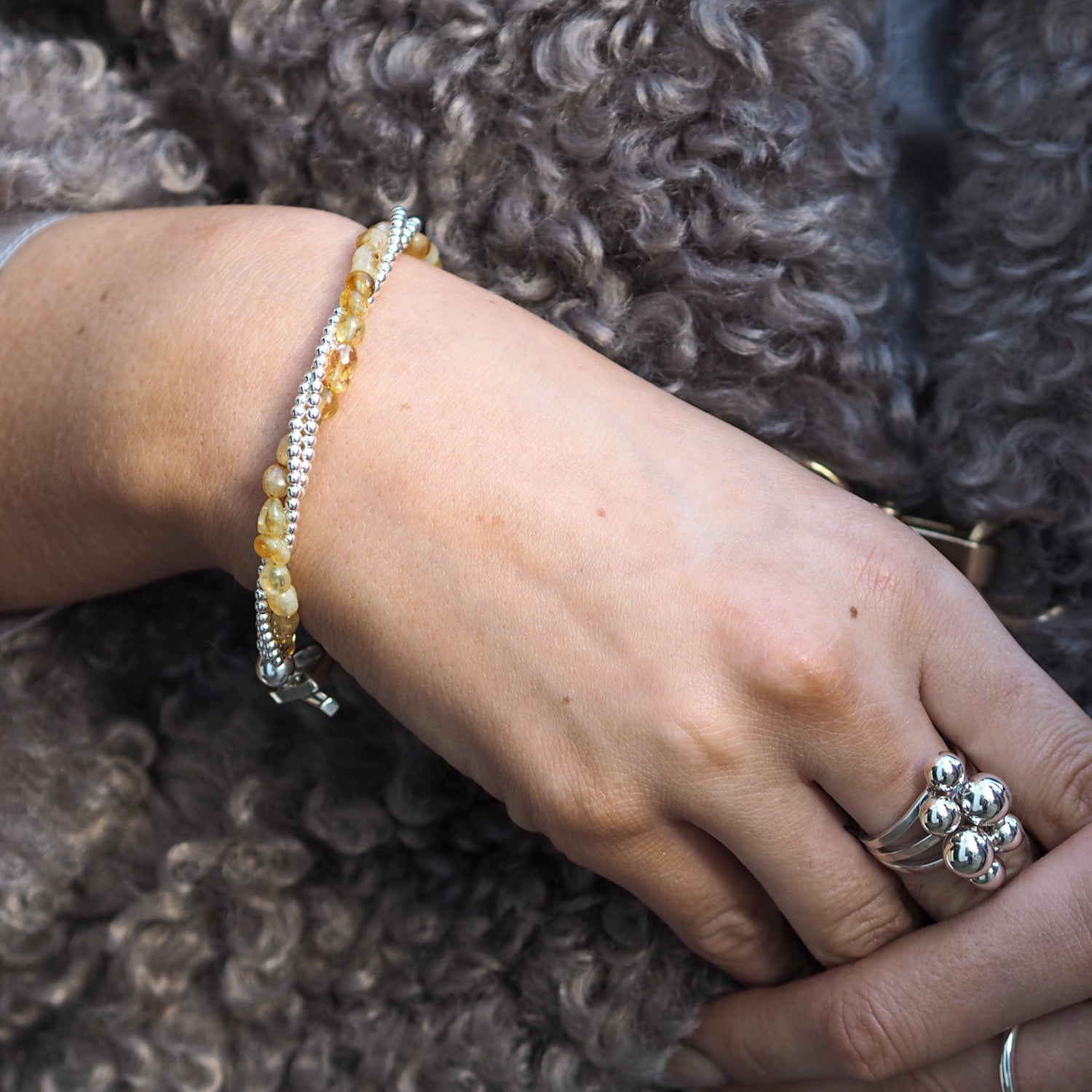 Jasmin Citrine Birthstone Bracelet