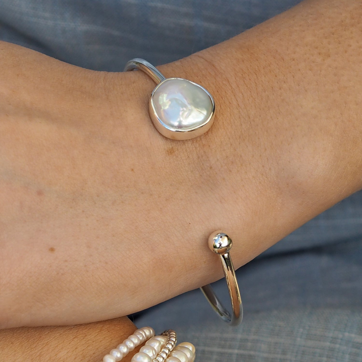 Luminous Pearl Cuff