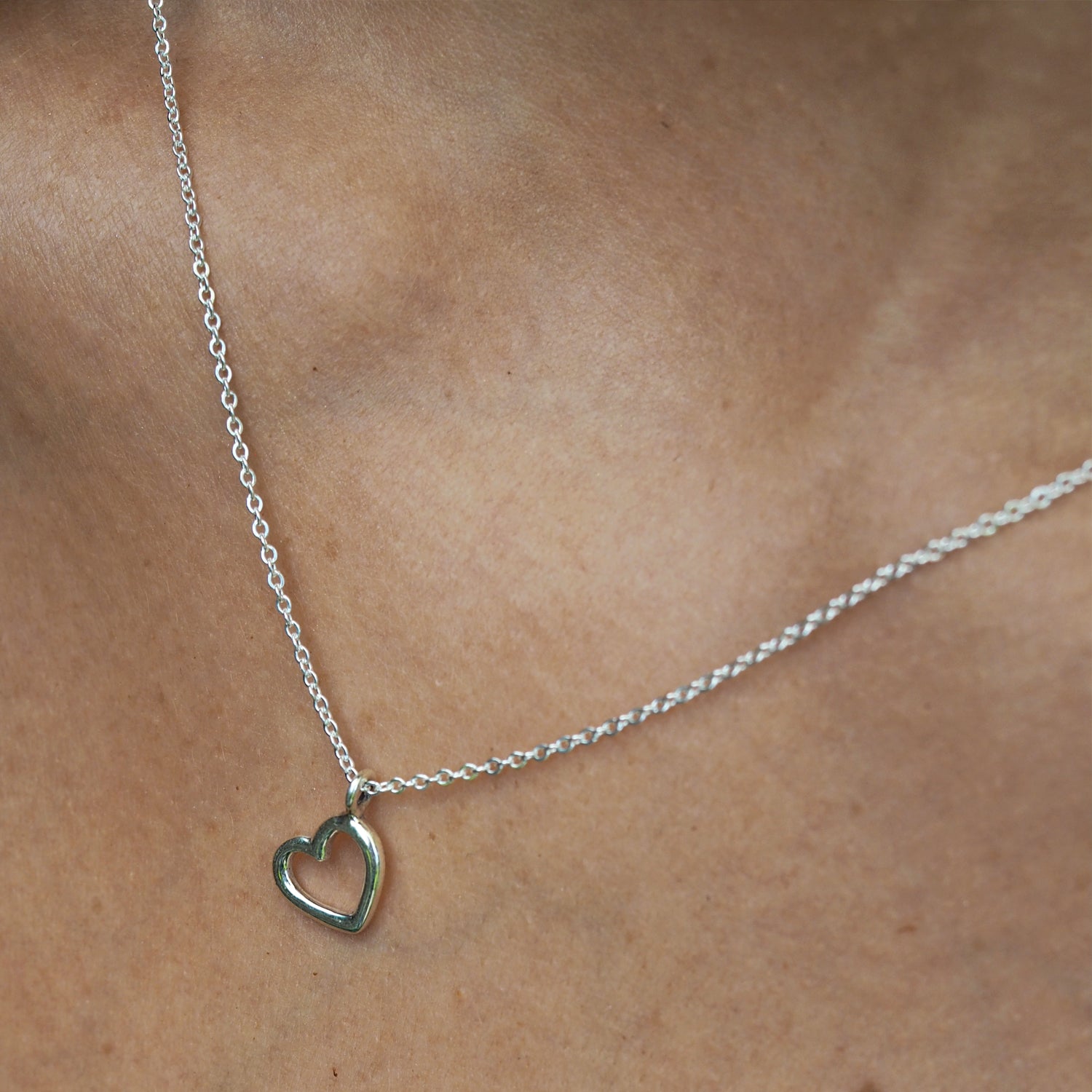 Open Heart Necklace