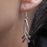 Fern Polished Drop Earrings