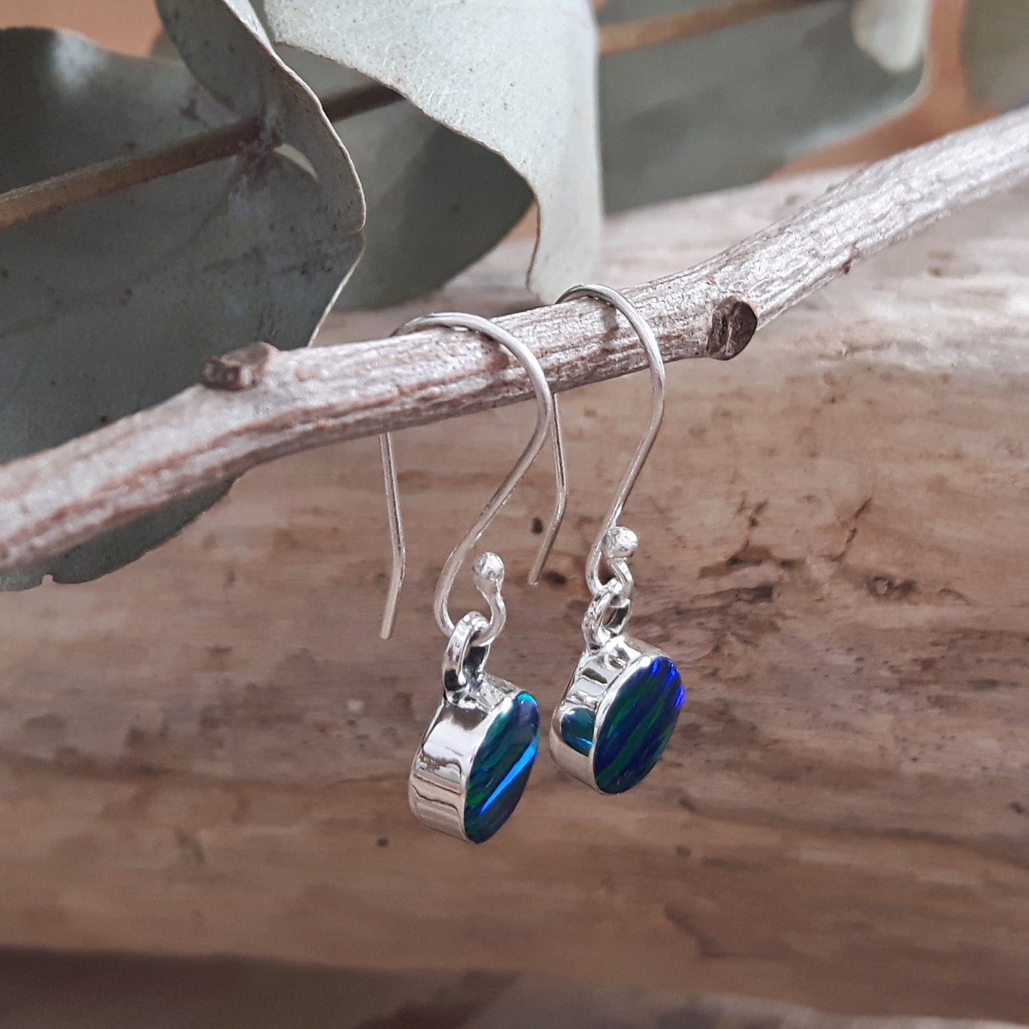Flinder Emerald Dotty Drop Earrings