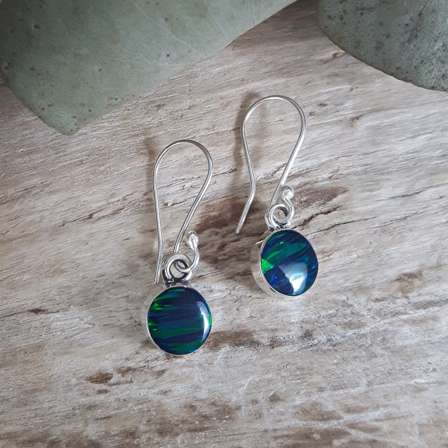 Flinder Emerald Dotty Drop Earrings