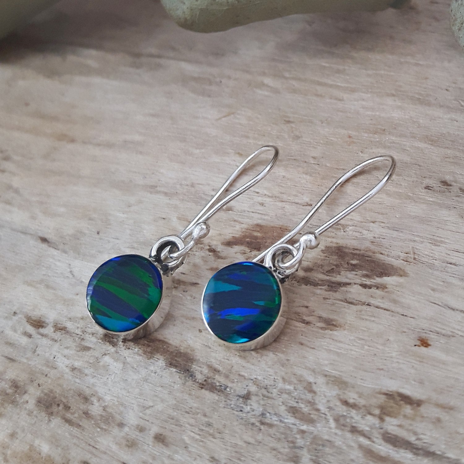 Flinder Emerald Dotty Drop Earrings