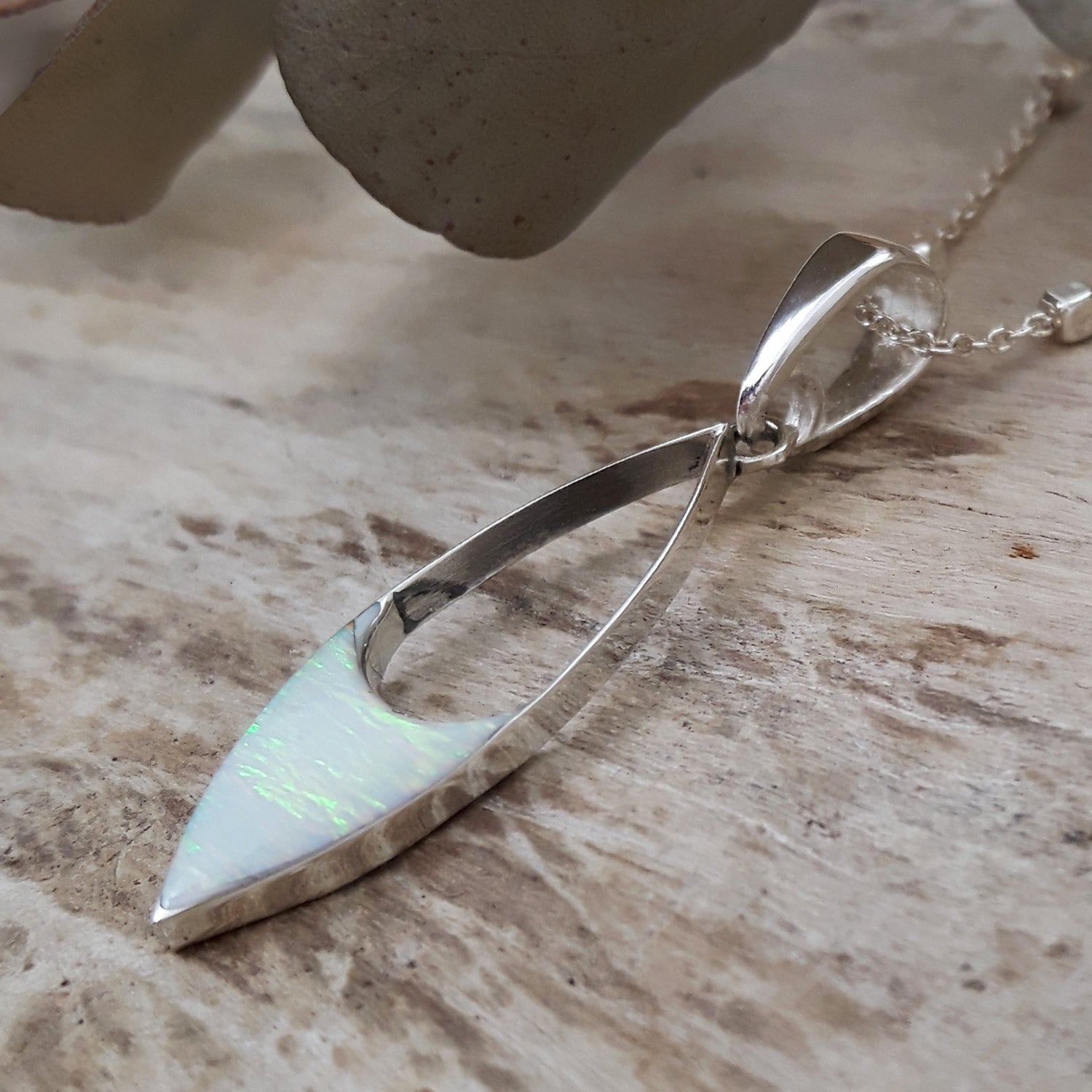 Flinder White Finella Pendant