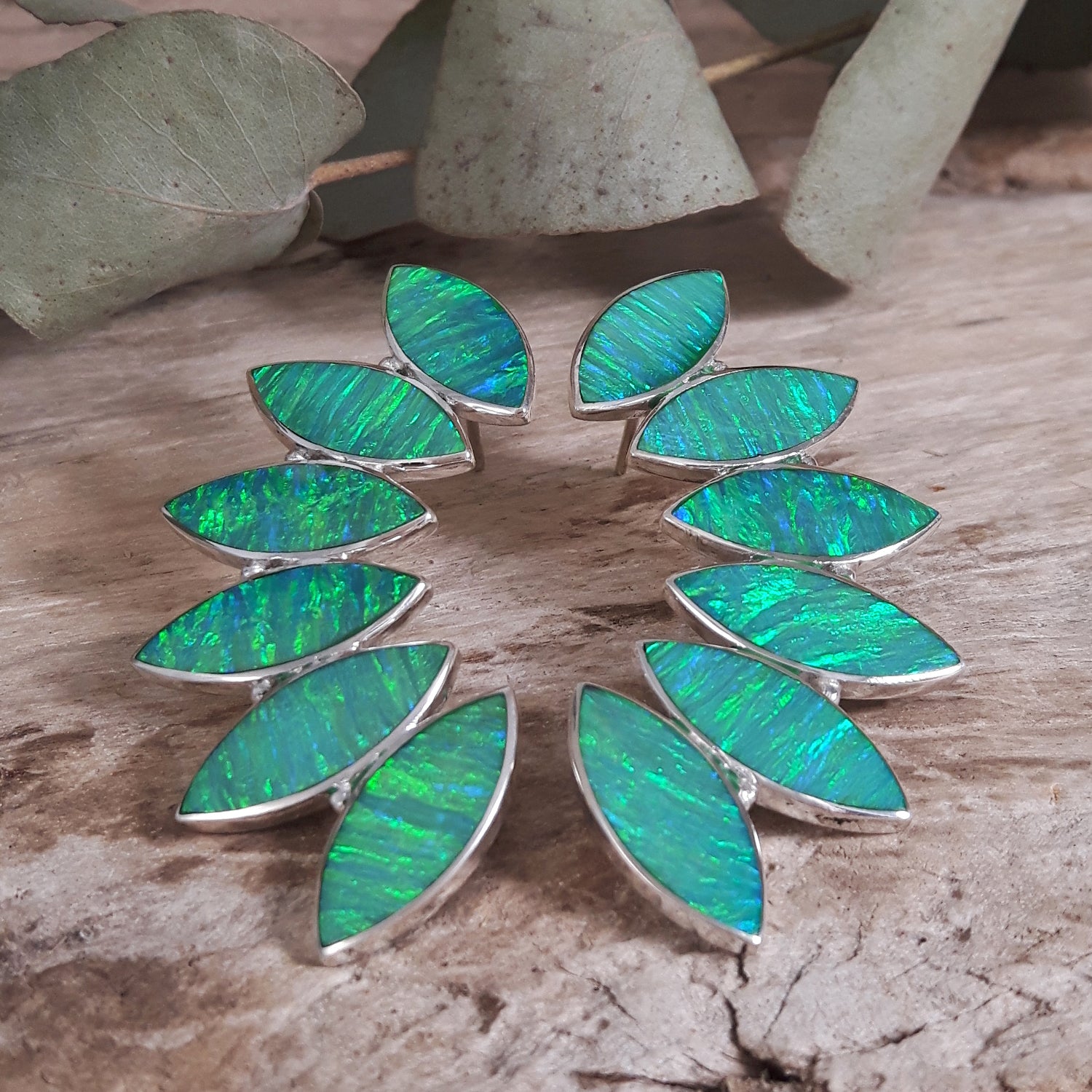 Flinder Larisa Green Earrings