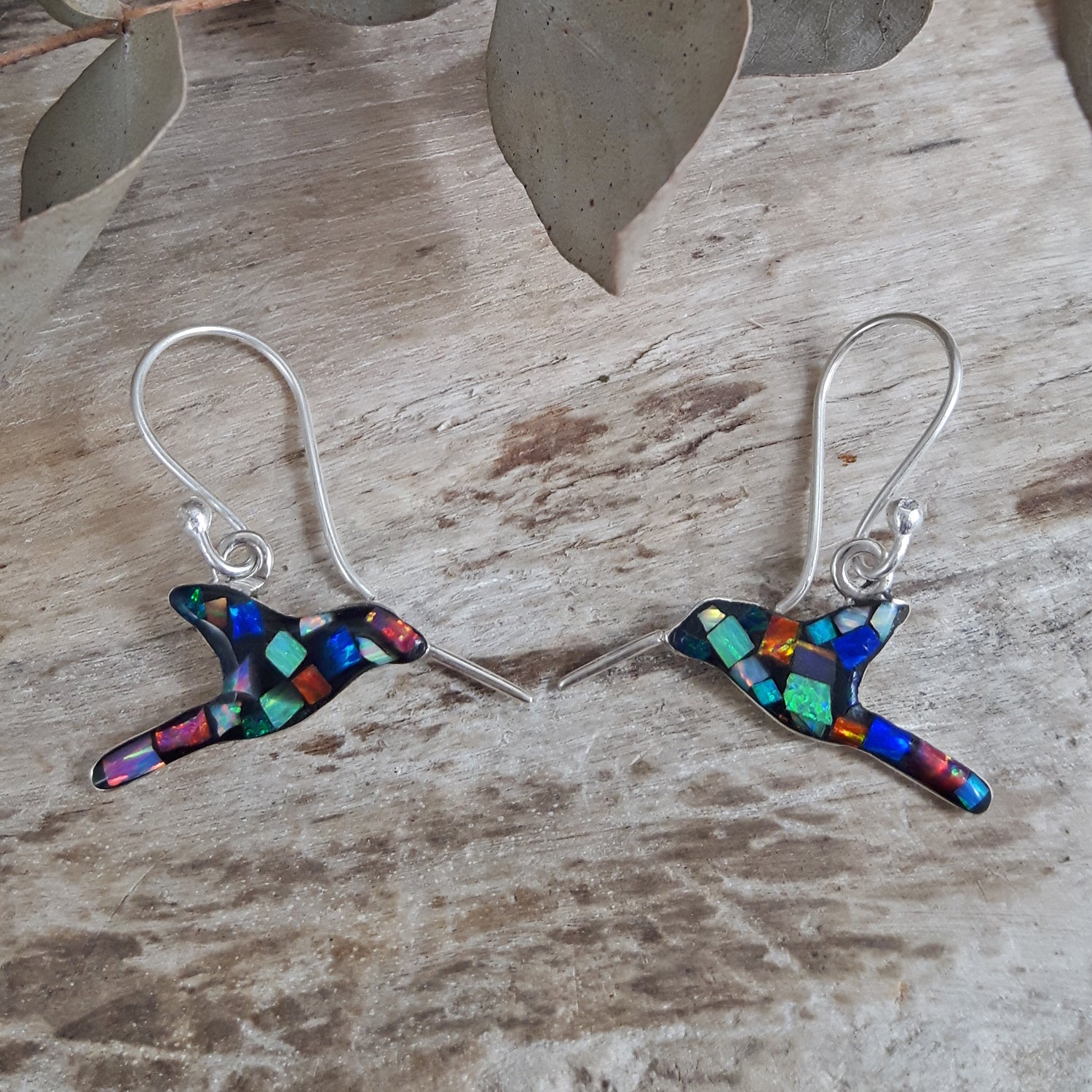 SAMPLE Flinder Hummingbird Multi Drop Earrings