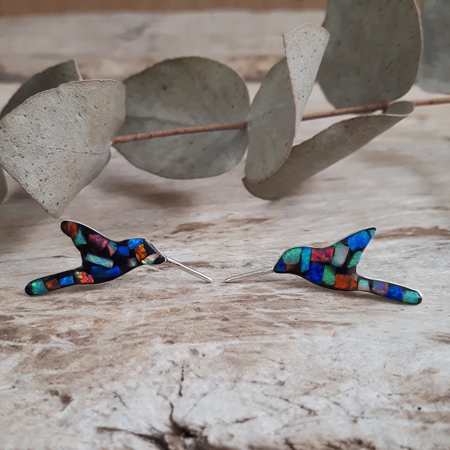 Flinder Hummingbird Multi Stud Earrings