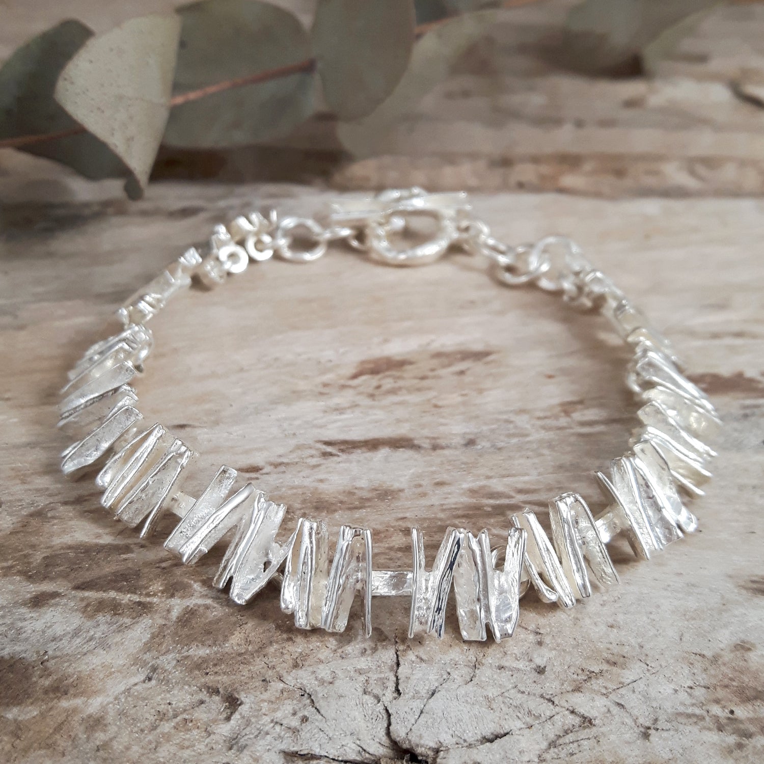 Foresta Junpier Silver T-bar Bracelet