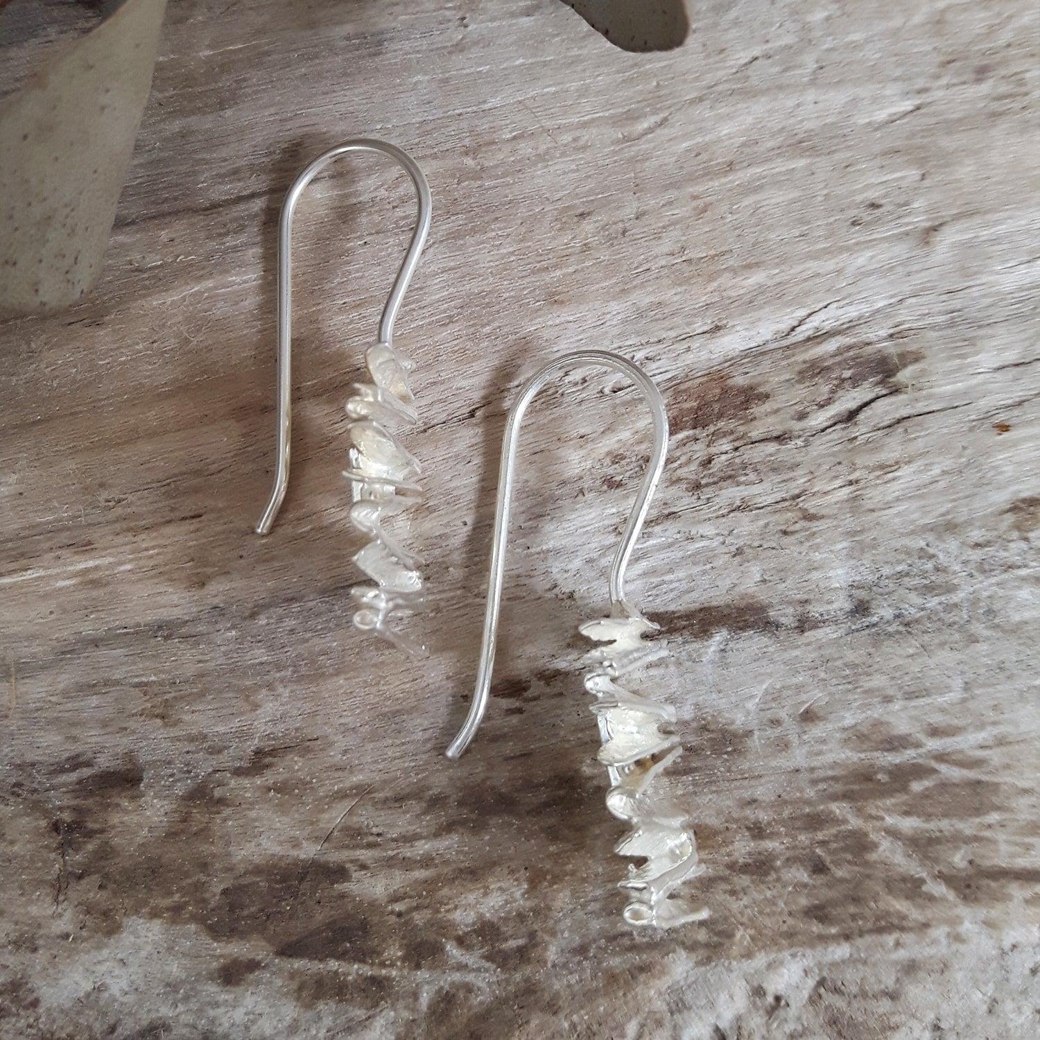 Foresta Juniper Silver Drop Earrings