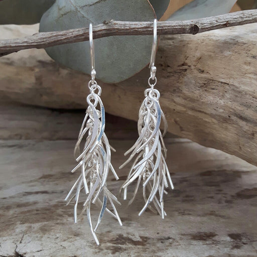 Foresta Rain Silver Drop Earrings