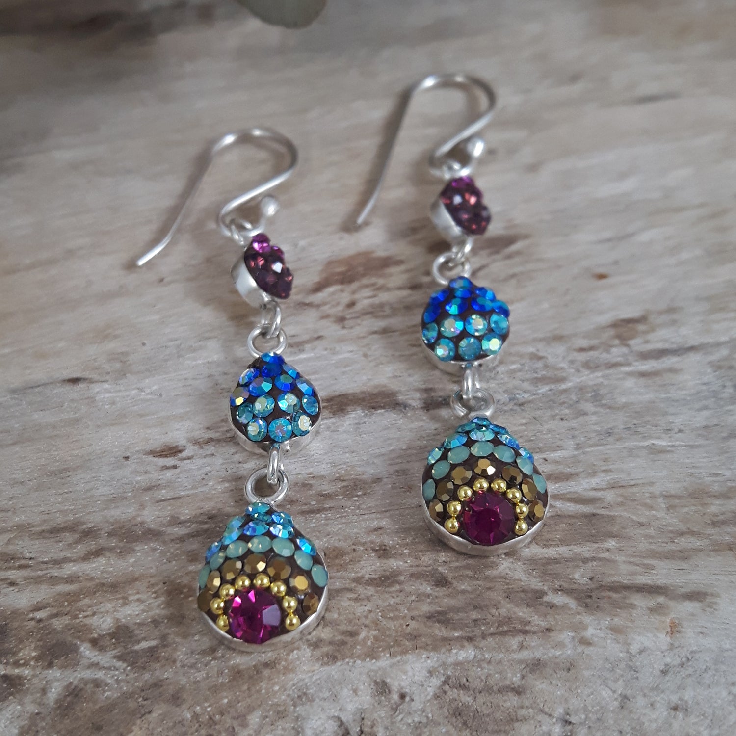 SAMPLE Gala Rainbow Drop Earrings A