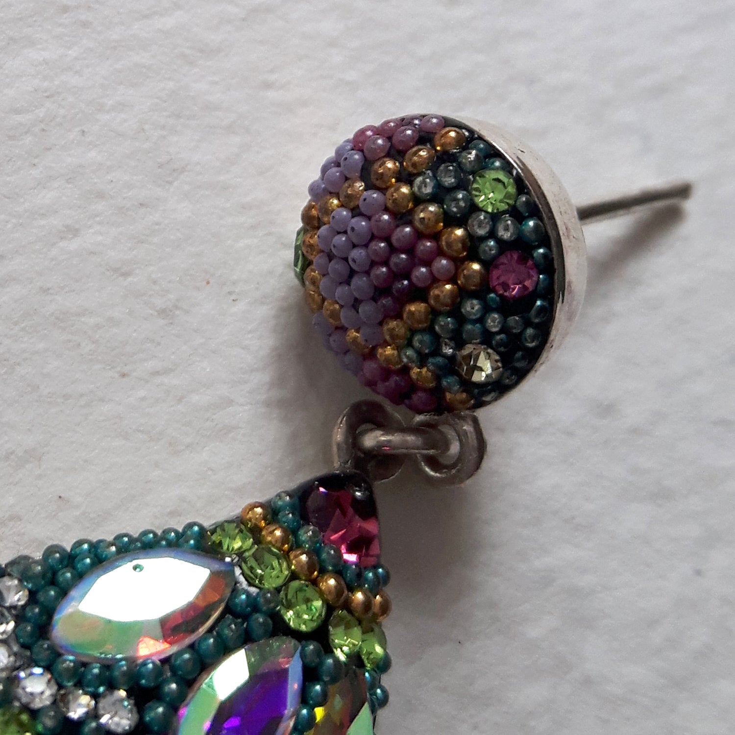 Allegra Galactic Double Butterfly 4.5cm Stud Earrings