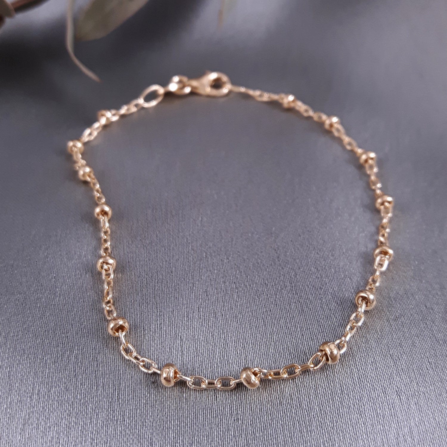 Lotty Gold Plated Chain Bracelet 17.5cm