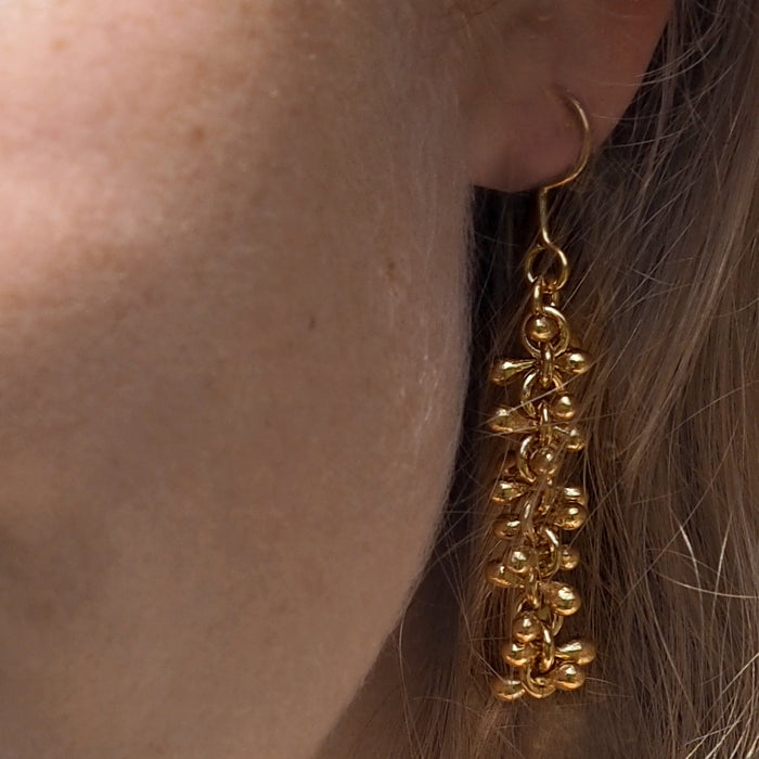 Bella Gold Drop Earrings