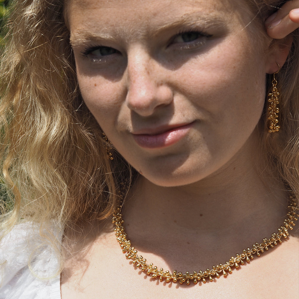 Bella Gold Drop Earrings