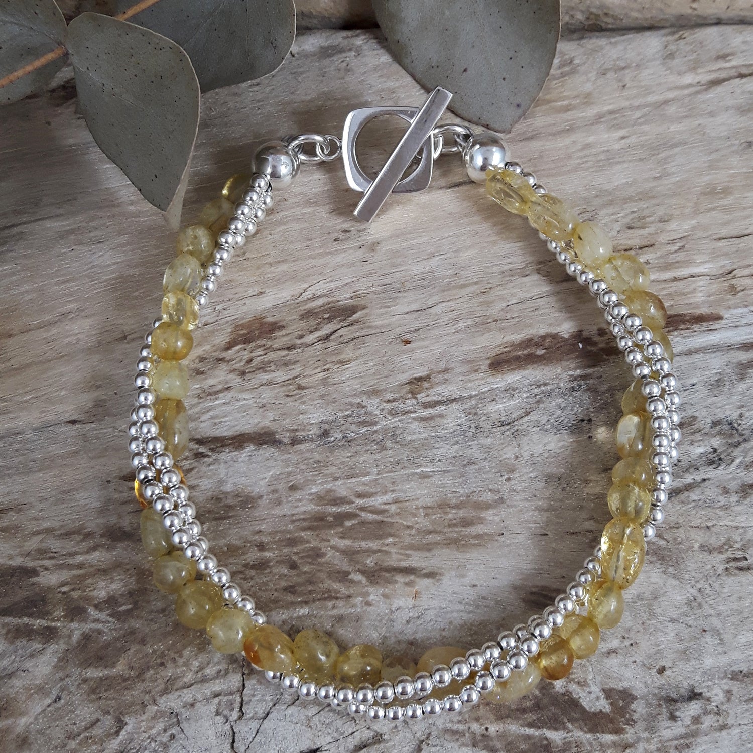Jasmin Citrine Birthstone Bracelet