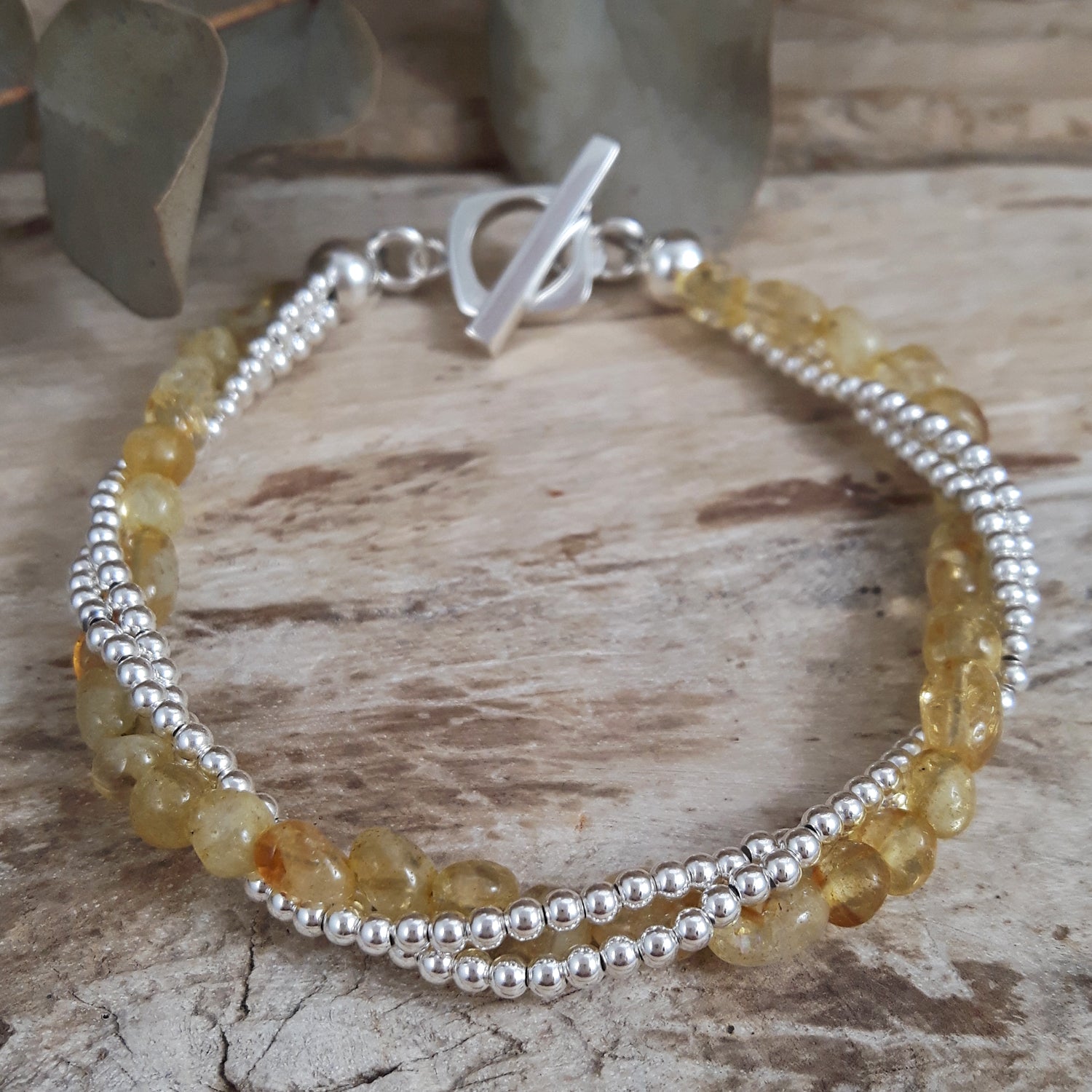 Jasmin Citrine Birthstone Bracelet