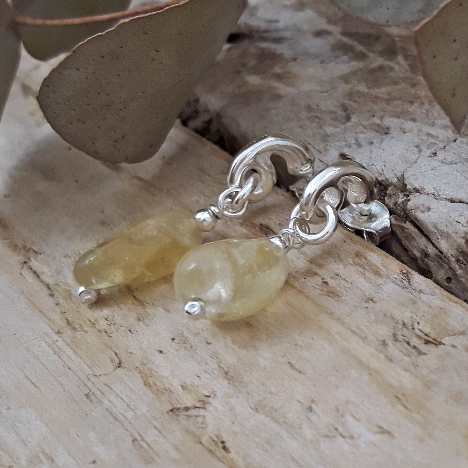 Jasmin Citrine Birthstone Earrings
