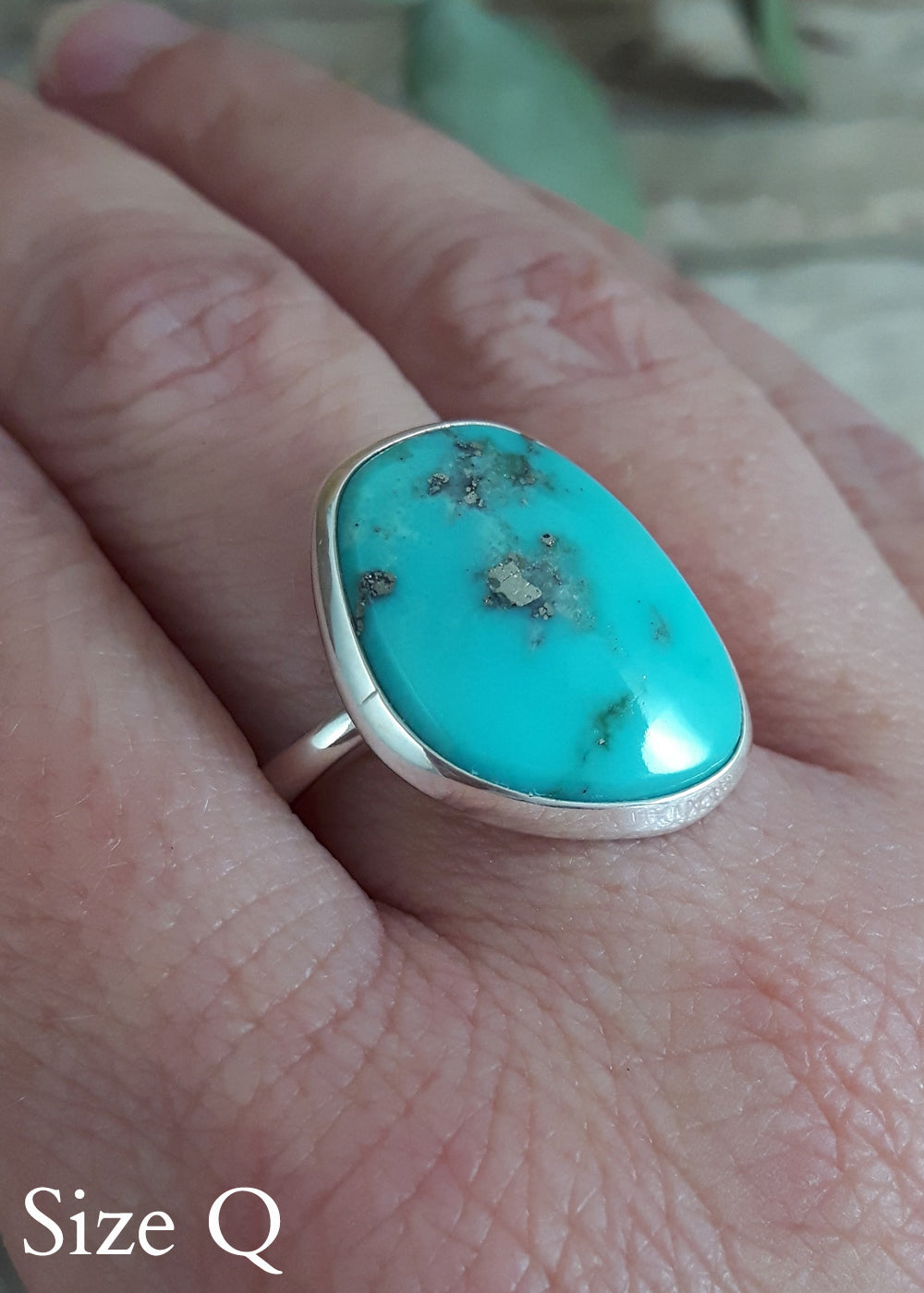 Kelly Large Turquoise Ring