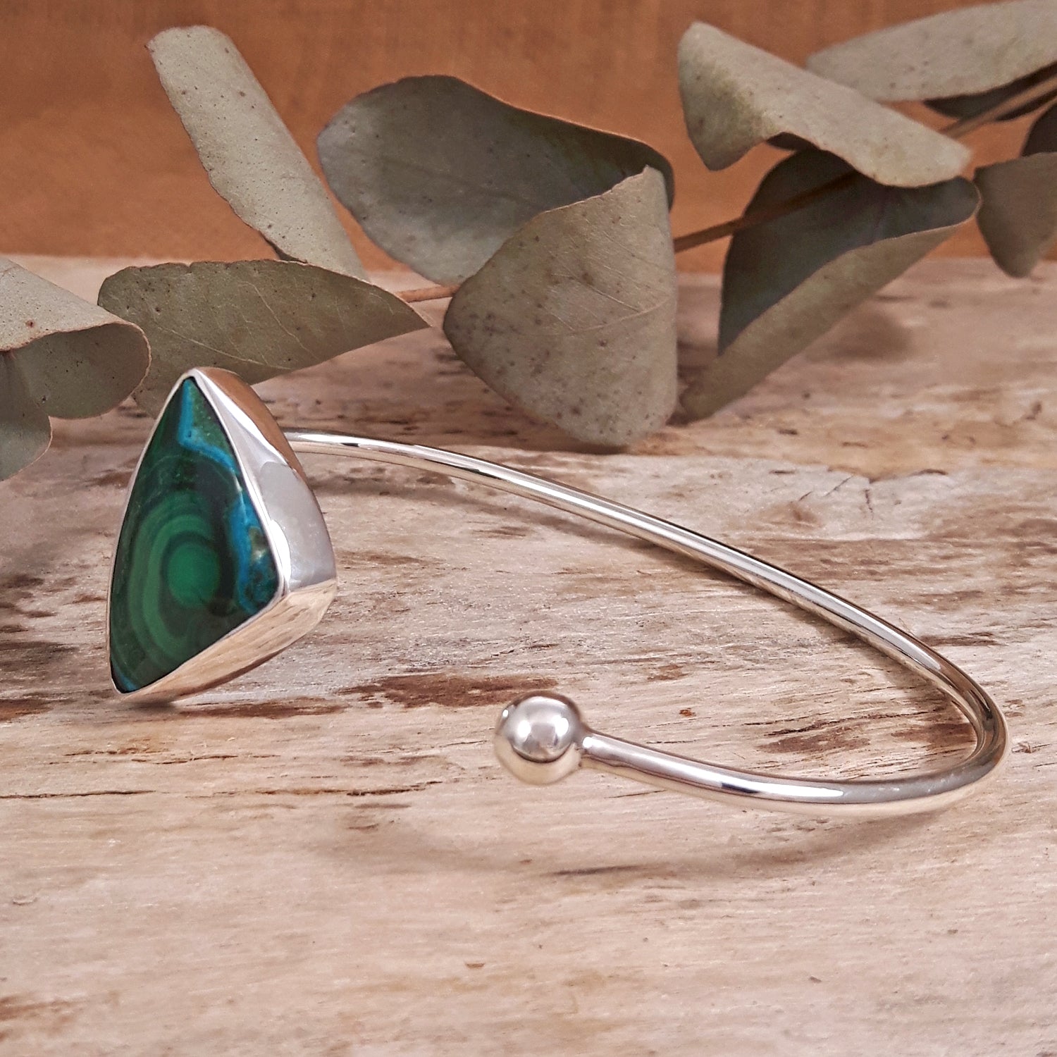 Laguna Shattuckite Large Open Bangle