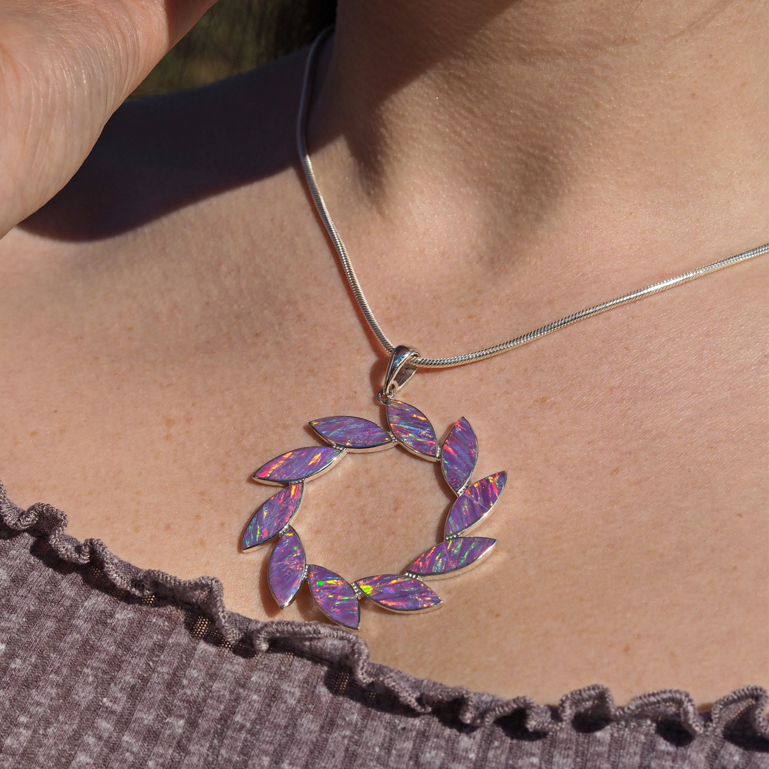 Flinder Larisa Lavender Pendant