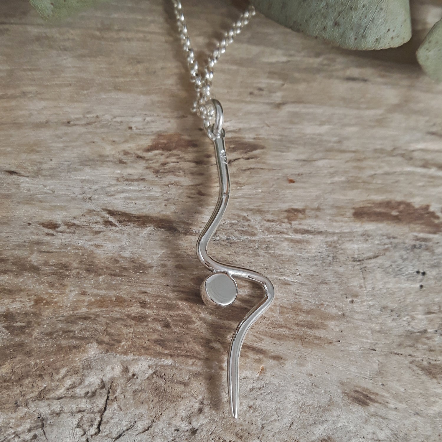 Linea Amethyst Birthstone Pendant